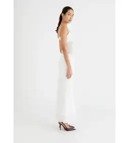 Benni Gabriel Maxi Dress White Size AU 6 for rent on The Volte - image 3
