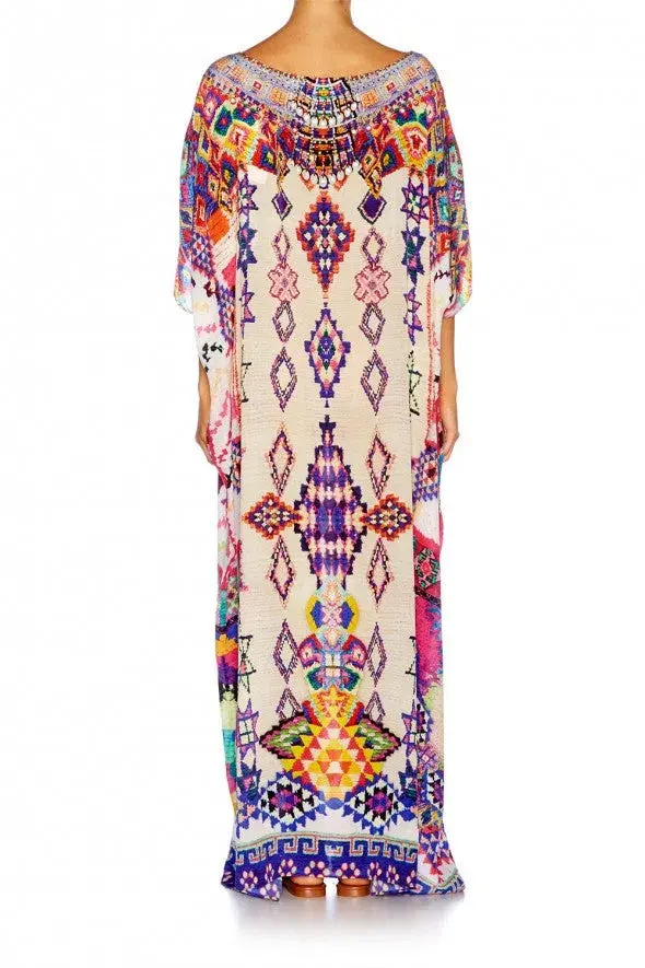 Camilla Mother Knows Best Round Neck Kaftan One Size for rent on The Volte - main image