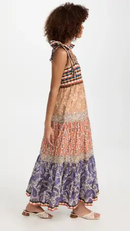Zimmermann Devi Crochet Midi Dress Spliced Size 1 / AU 10 for rent on The Volte - image 2