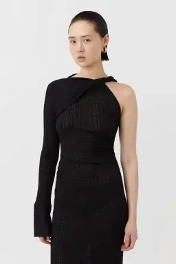 Camilla and Marc Cypress Midi Dress Black Size 6 for rent on The Volte - image 2