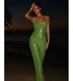 Rat & Boa Gaia Dress Green Size AU 8 for rent on The Volte - image 3