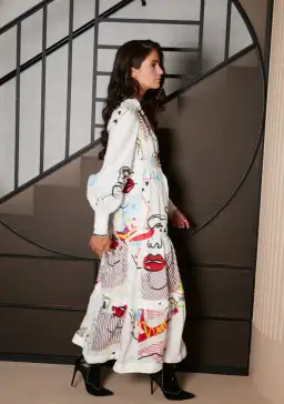 Mackenzie Mode The Mode Midi Dress Multi Size 10 for rent on The Volte - image 2