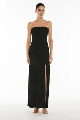 Manning Cartell Double Time Pleat Strapless Dress in Black Size 8 for rent on The Volte - image 4