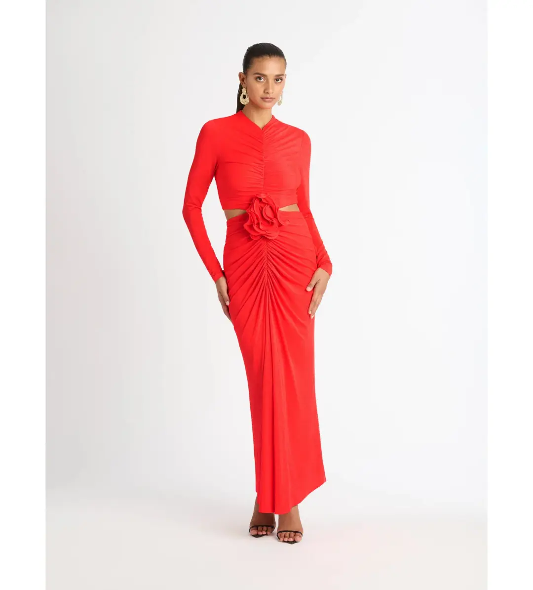 Sheike Signature Maxi Dress Red Size AU 10 for rent on The Volte - main image