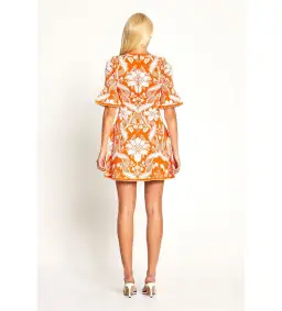 Alice McCall Sittin Pretty Mini Dress Orange Size AU 14 for rent on The Volte - image 2