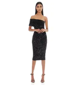 Eliya The Label Alyssa Dress Black Size AU 14 for rent on The Volte - image 1