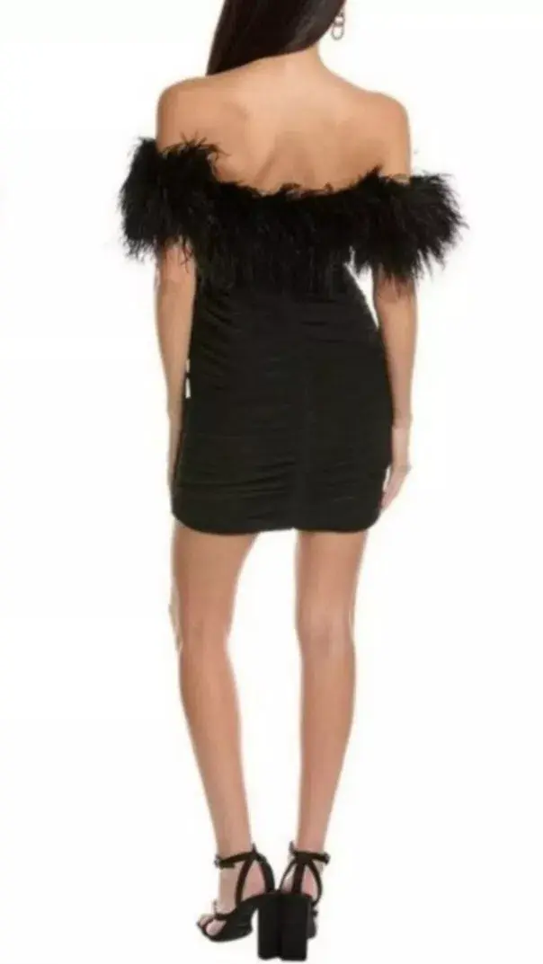 Rachel Gilbert Zion Mini Dress Black Size 2 / AU 10 for rent on The Volte - main image