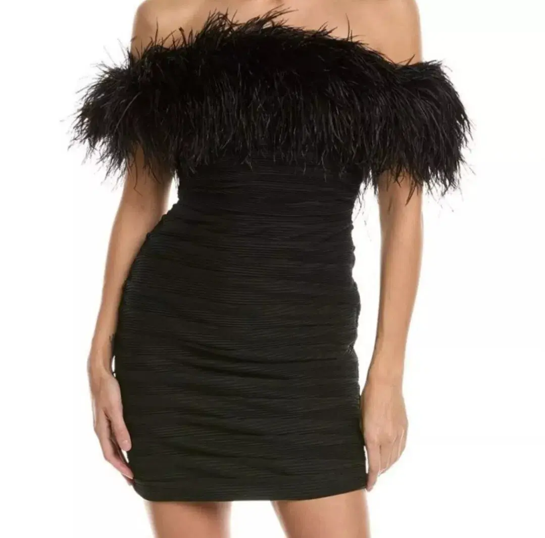 Rachel Gilbert Zion Mini Dress Black Size 1 / AU 8 for rent on The Volte - main image