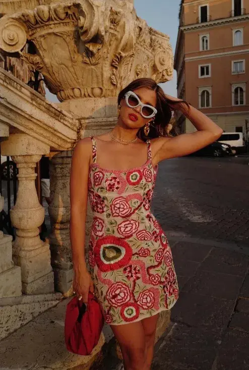 Rachel Gilbert Gigi Mini Dress Multi Size 3 / AU 12 for rent on The Volte - main image