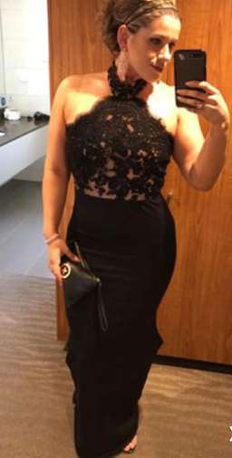 Portia & Scarlett Connie Gown Black Size 14 for rent on The Volte - image 2