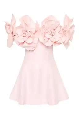 Aje Etta Mini Dress Pastel Pink Size 8 for rent on The Volte - image 7