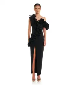 Eliya The Label Rosanna Dress in Black Size XL / AU 14 for rent on The Volte - image 2