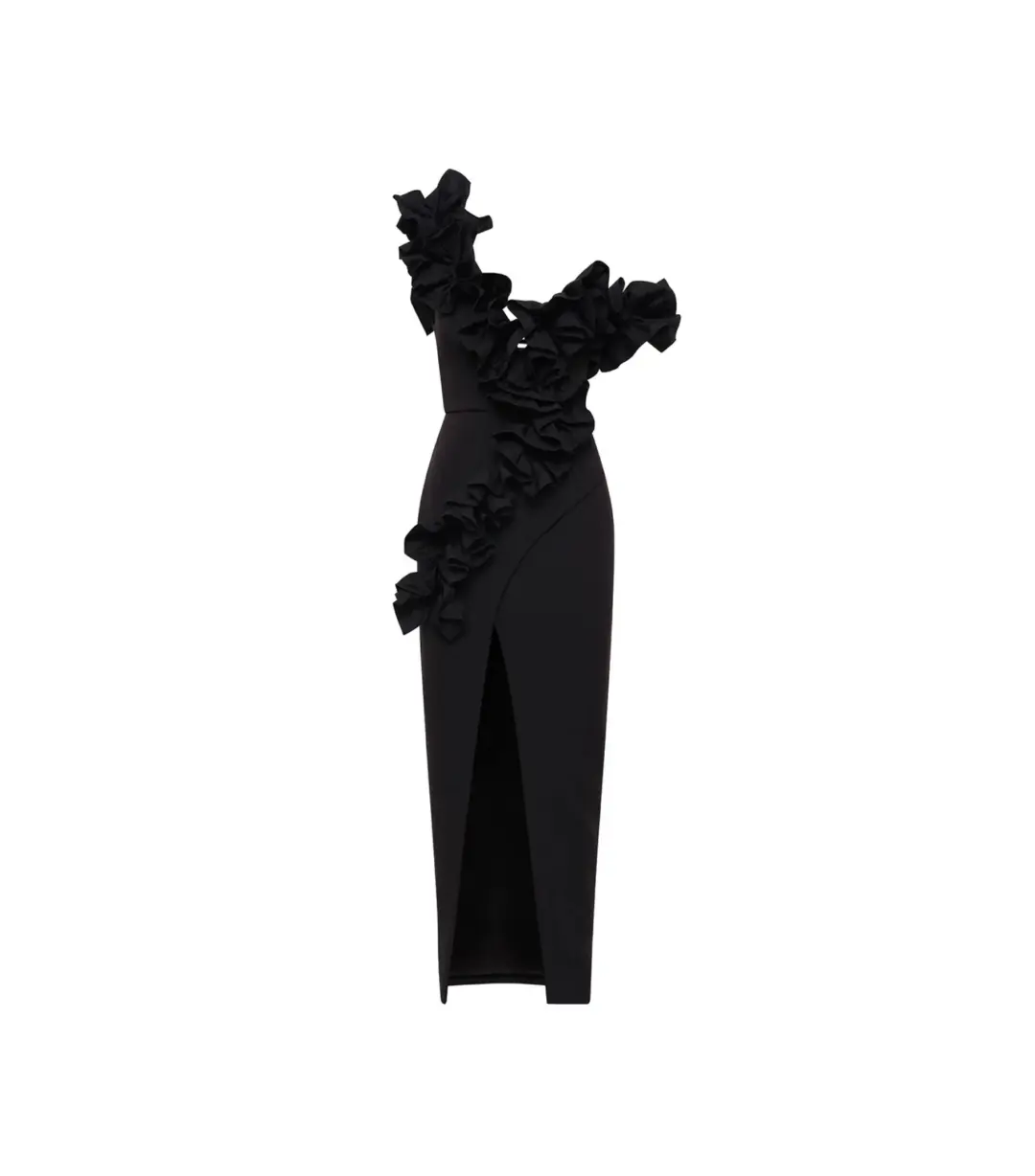 Eliya The Label Rosanna Dress in Black Size XL / AU 14 for rent on The Volte - main image