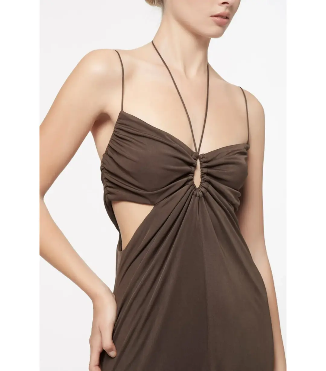 Manning Cartell Sweet Obsession Slip Dress Brown Size AU 10 for rent on The Volte - main image