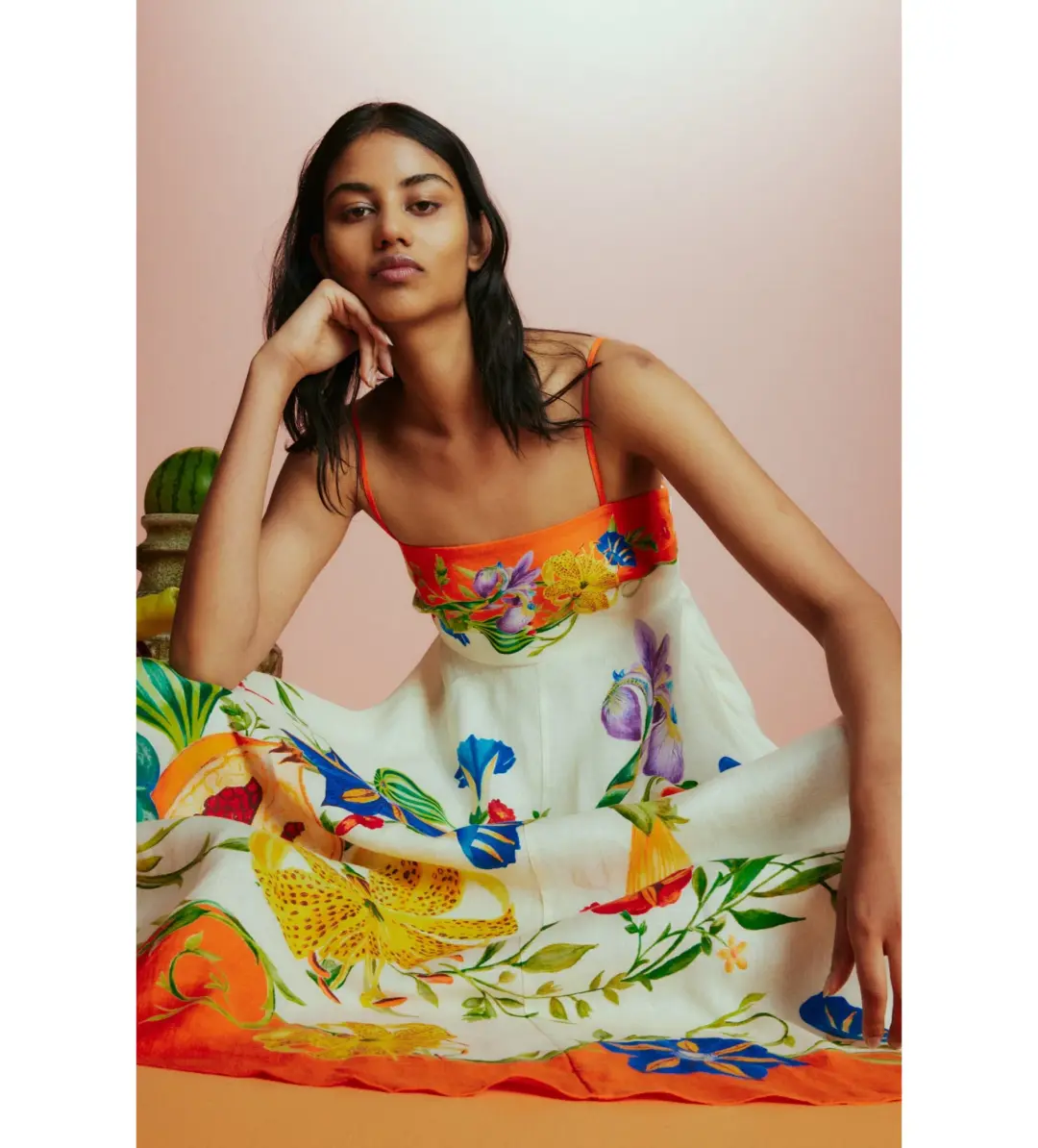 Alemais Flores Sundress Multi Size AU 8 for rent on The Volte - main image