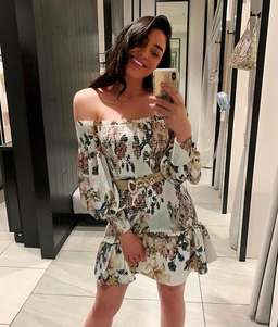 Sheike Fifi Shirred Dress Size 8