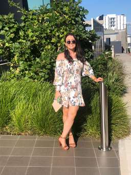 Sheike Fifi Shirred Dress Size 8