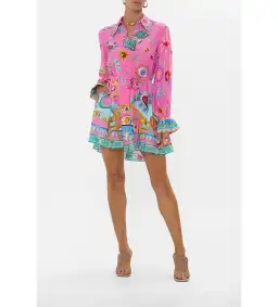 Camilla Shift Shirt Dess Rainbow Roads Size XS/Au 8 for rent on The Volte - image 1