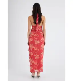 BENNI Penelope Dress Hibiscus Floral Size 8 for rent on The Volte - image 3