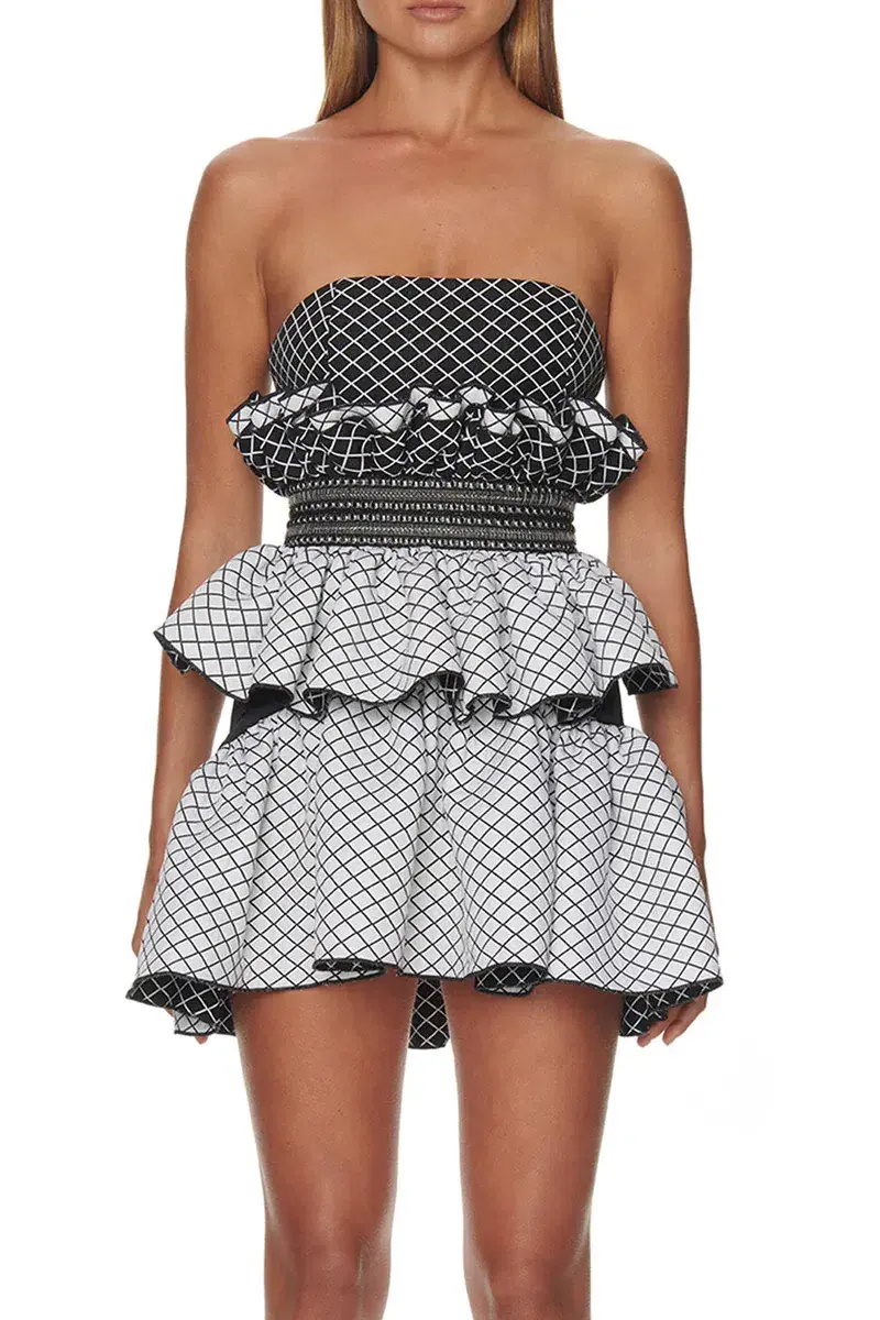 Eliya the Label Lottie Dress Black Size 8 for rent on The Volte - main image