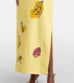 Alemais Diamond Dancer Midi Dress Yellow Size 10 for rent on The Volte - image 3