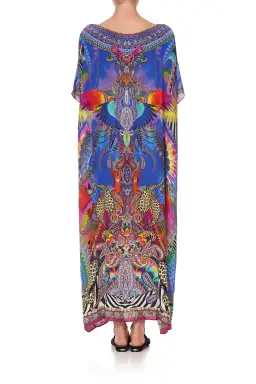Camilla Psychedelica Round Neck Kaftan One Size for rent on The Volte - image 2