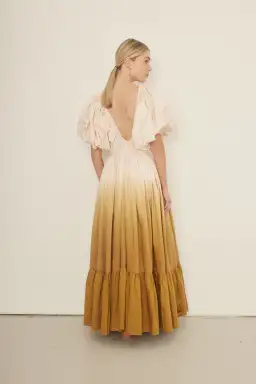 Rooh Collective Birthday Gown Sun Ombre Size 14 for rent on The Volte - image 4