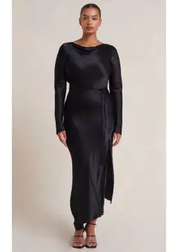 Bec & Bridge Moon Dance Long Sleeve Maxi Dress Black Size 18 for rent on The Volte - image 1