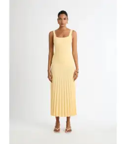 Sheike Elsa Knit Top And Knit Skirt Set Yellow Size AU 6