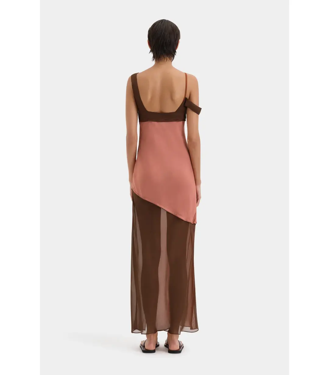 Sir the Label Halcyon Midi Dress in Almond Splice Size 2 / AU 10 for rent on The Volte - main image