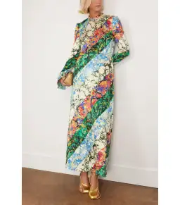 Alemais Sunburst Gown in Multi Size AU 8 for rent on The Volte - image 1