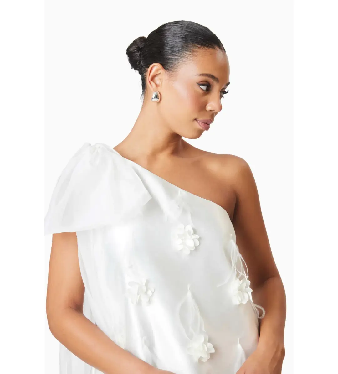 Elliatt Lunaria Baby Doll Dress White Size 10 for rent on The Volte - main image