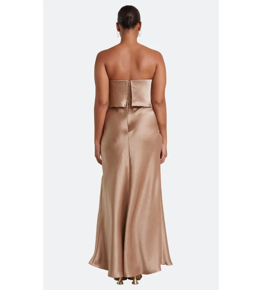 Bec & Bridge The Dreamer Overlay Dress Golden Size 10 for rent on The Volte - main image