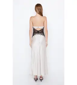 Bec & Bridge Camille Maxi Dress Sand/Black Size 10 for rent on The Volte - image 2