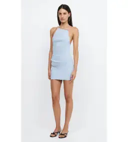 Bec & Bridge Andy Asym Mini Dress Blue Size 12 for rent on The Volte - image 1