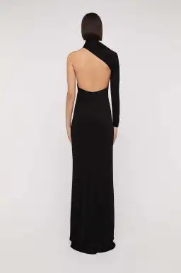 Scanlan Theodore Italian Knit Gown Black Size 8 for rent on The Volte - image 3