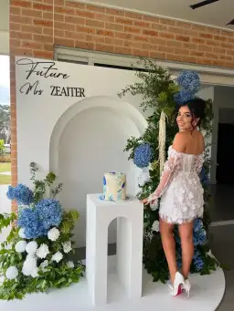 Rosie Etienne Isabelle Mini Dress White Size 10 for rent on The Volte - image 3