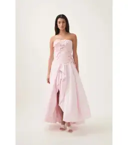 Aje Splendour Flower Gown in Pastel Pink Size AU 12 for rent on The Volte - image 1