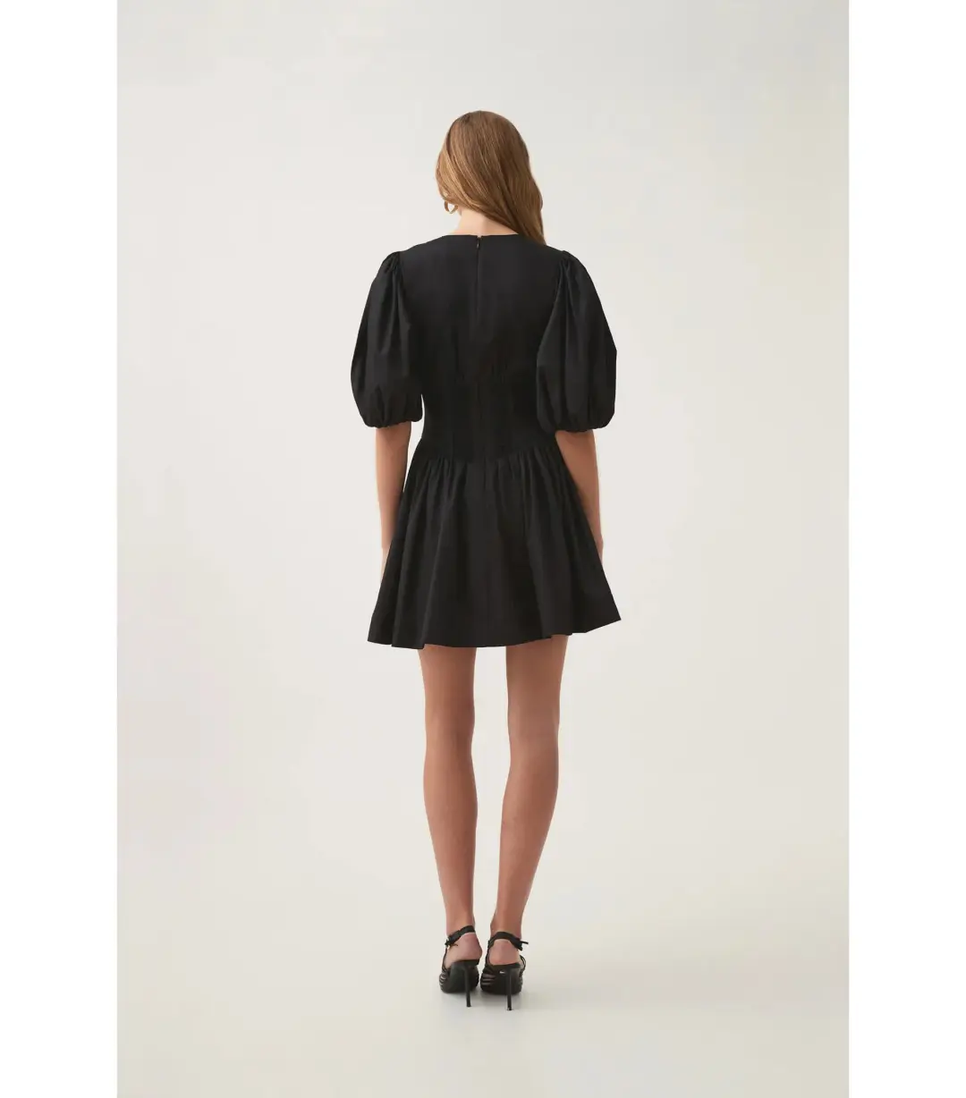 Aje Billie Corded Mini Dress Black Size AU 10 for rent on The Volte - main image