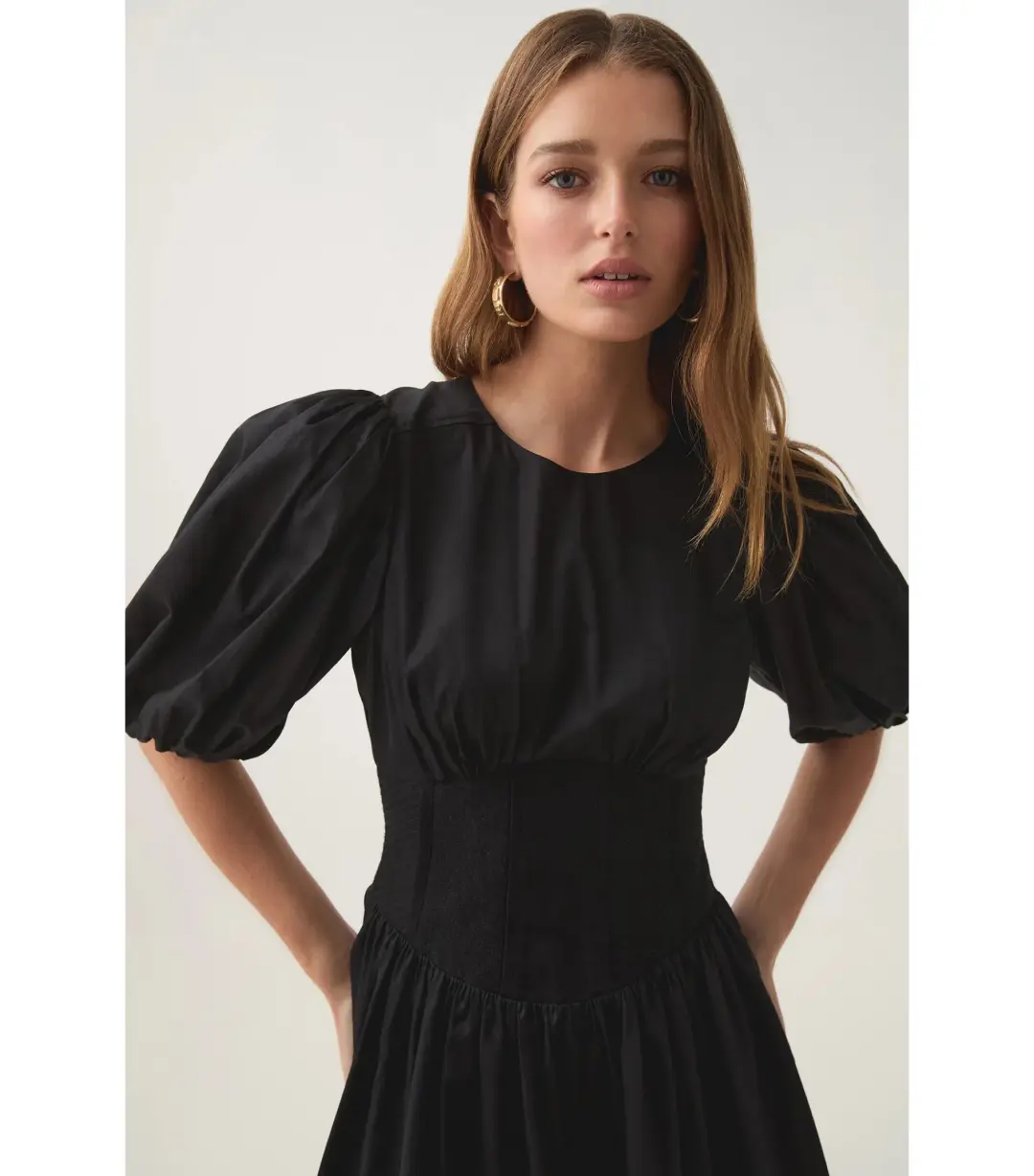Aje Billie Corded Mini Dress Black Size AU 10 for rent on The Volte - main image