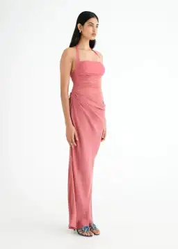Benni Gina Maxi Dress Rose Pink Size 8 for rent on The Volte - image 2