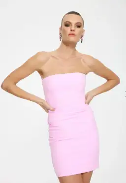 Effie Kats Lisi Mini Dress Taffy Pink Size S / AU 8 for rent on The Volte - image 2