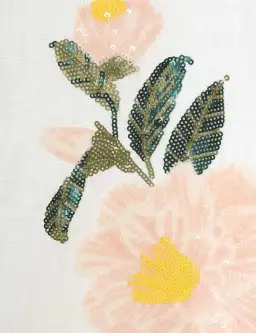 Zimmermann Natura Bralette and Flare Skirt Set Ivory Camellia Size 12/2 for rent on The Volte - image 5