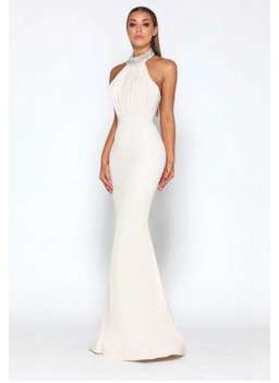 Doll house Amanda Cream Gown 8 for rent on The Volte - image 2