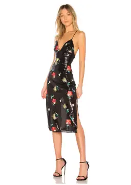 Lovers & Friends Melinda Midi Dress Print Size 4