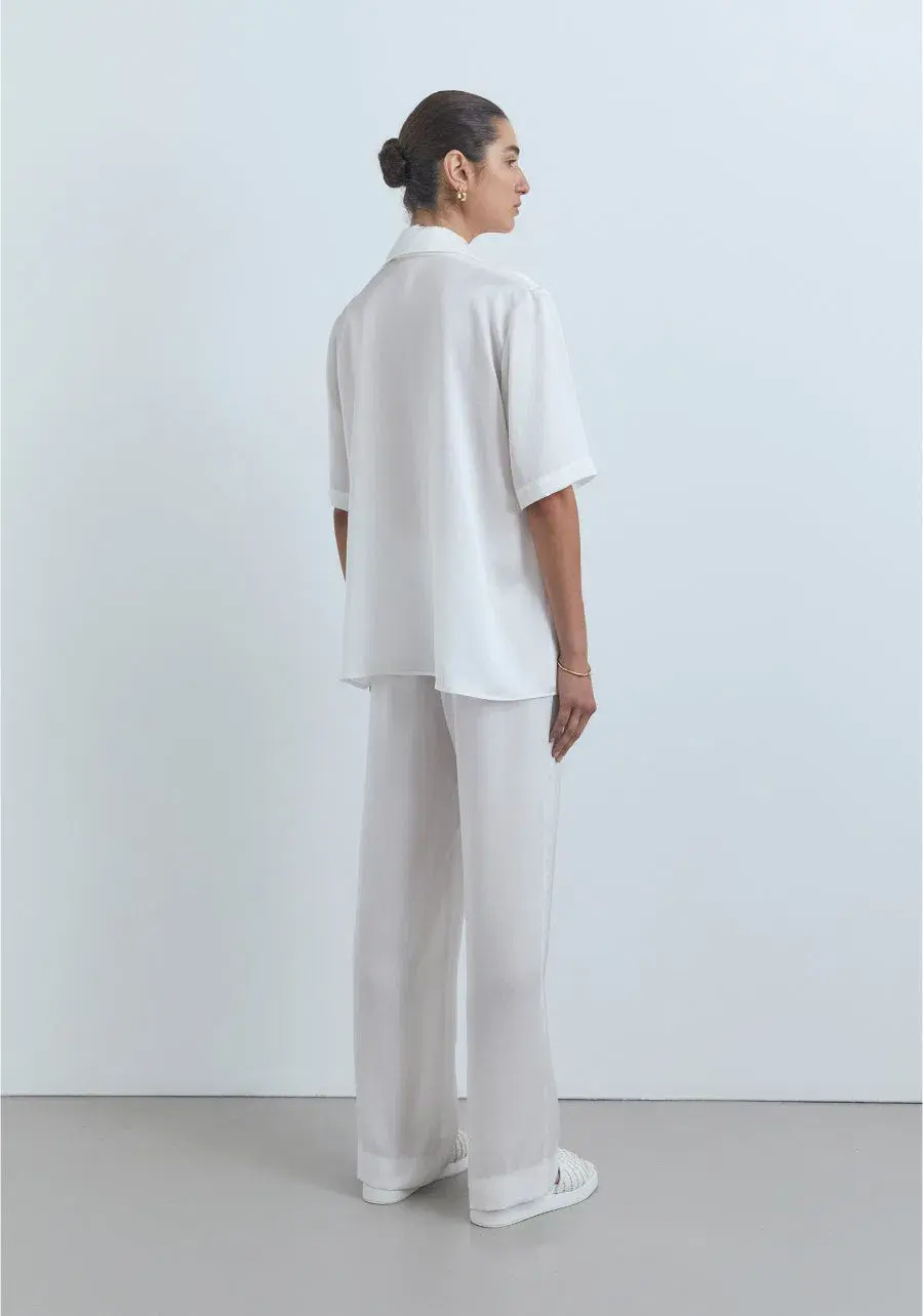 VIktoria & Woods Chorus Top & Pilot Pant Set Ivory Size 1 / AU 8 for rent on The Volte - main image