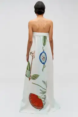 Oroton Grand Floral Gown Multi Size 10 for rent on The Volte - image 3