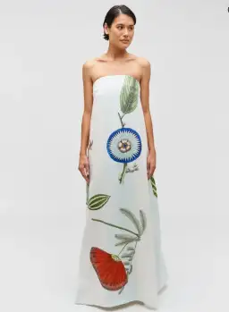 Oroton Grand Floral Gown Multi Size 10 for rent on The Volte - image 2