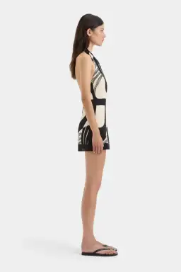 Sir The Label Realisme Wrap Halter Mini Dress Papier Print Size 2 / AU 10 for rent on The Volte - image 2