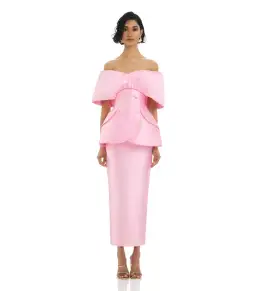 Eliya The Label Carmela Top and Maura Skirt Pink Size AU 8 for rent on The Volte - image 1